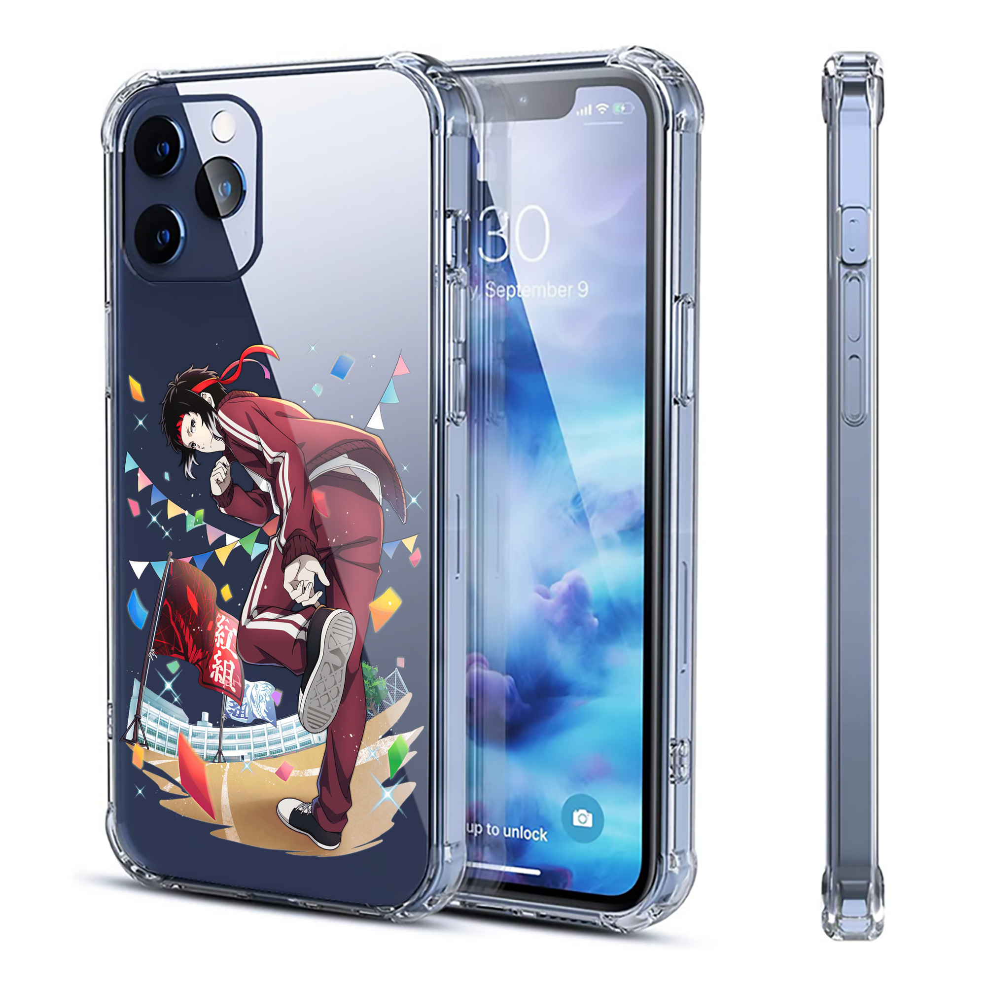 （画像用） 文豪ストレイドッグス Bungo Stray Dogs 【iPhone 12シリーズ対応】透明スマホケース（クリアソフトケース）